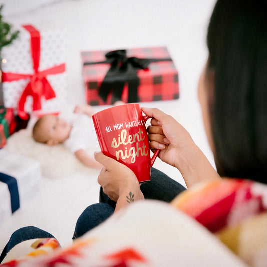 All Mom Wants is a Silent Night Mug - Bella Lia Boutique
