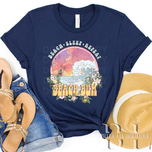 Beach Bum Graphic Tee or Sweatshirt - Bella Lia Boutique