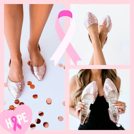 Sparkling Rose Flats - Bella Lia Boutique