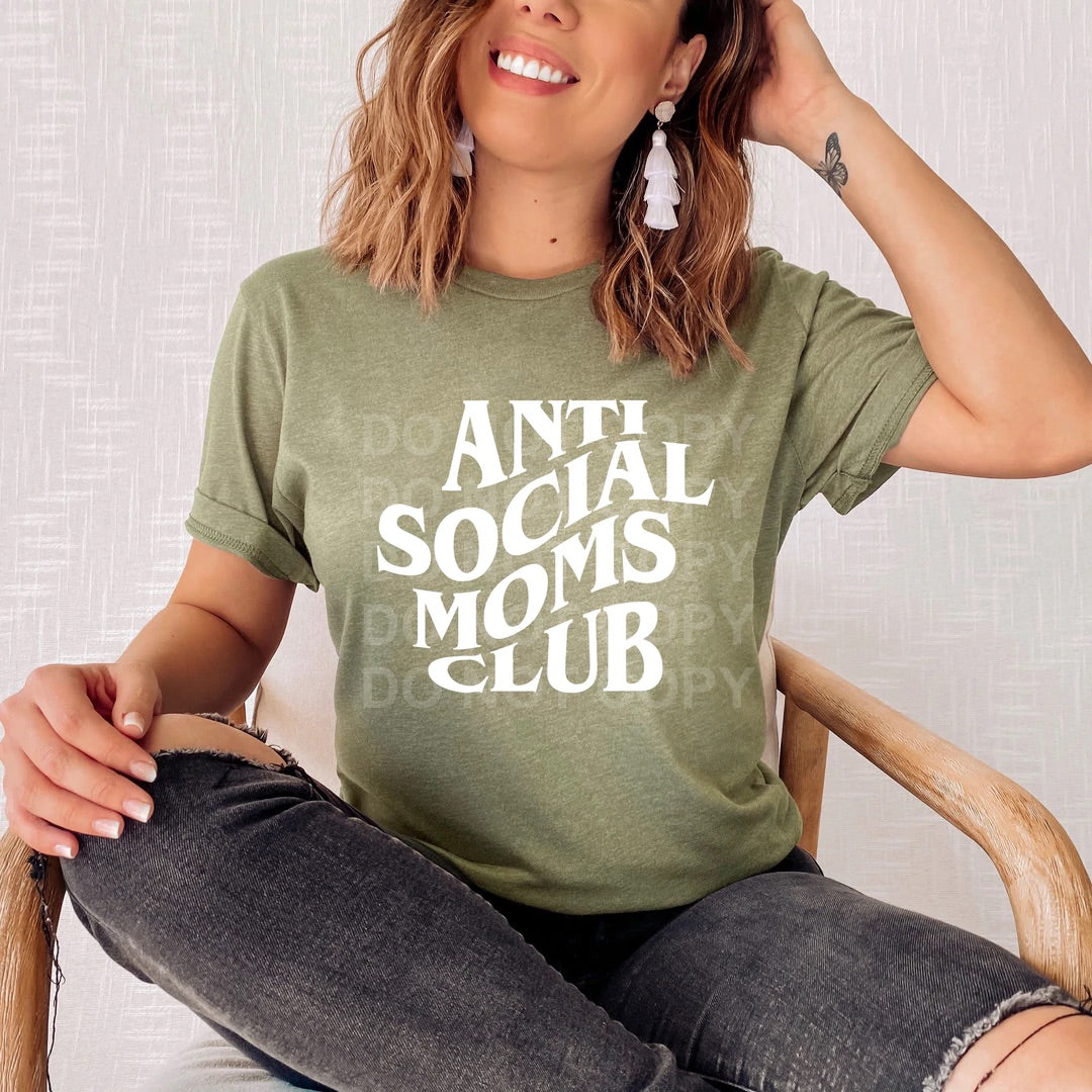 Anti Social Mom’s Club Tee or Sweatshirt - Bella Lia Boutique