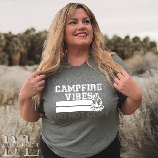 Campfire Vibes Graphic Tee or Sweatshirt - Bella Lia Boutique