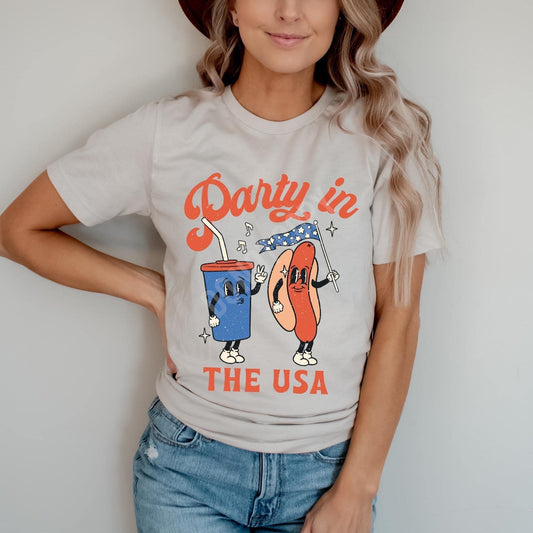 Party in the USA Graphic Tee or Sweatshirt - Bella Lia Boutique