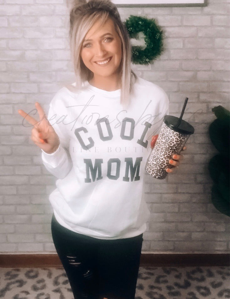 Cool Mom Adult Unisex Sweatshirt - Bella Lia Boutique