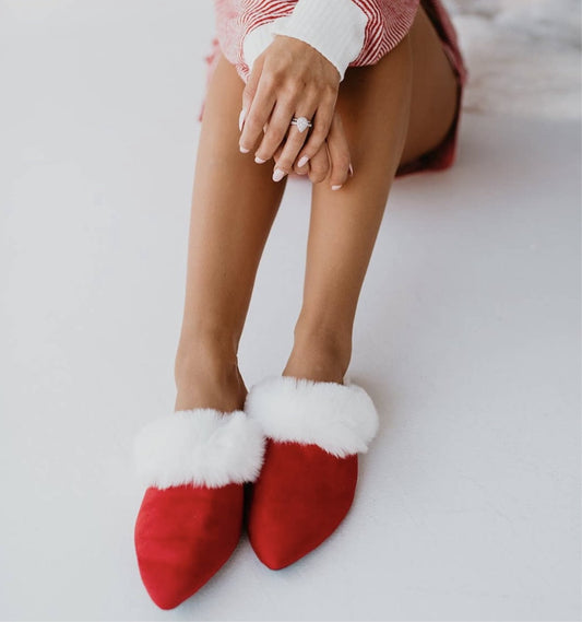 Santa Baby Flats - Bella Lia Boutique