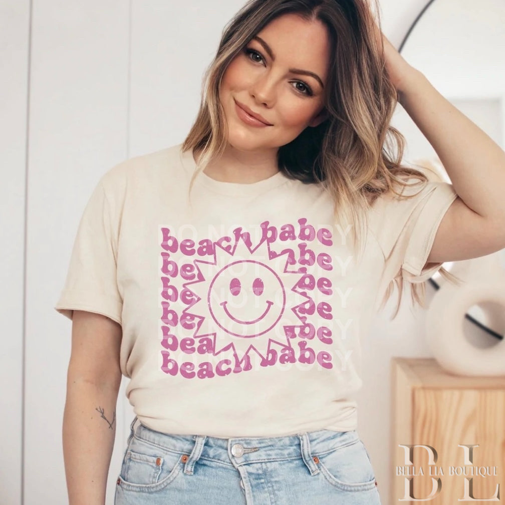 Beach Babe Graphic Tee or Sweatshirt - Bella Lia Boutique