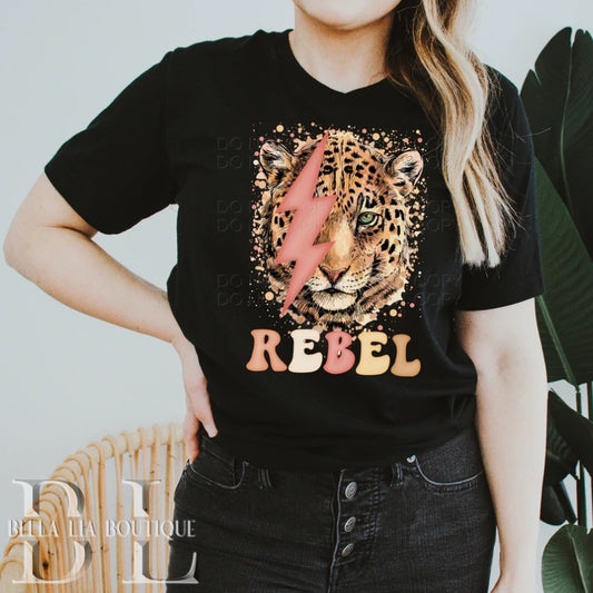 Rebel Graphic Tee or Sweatshirt - Bella Lia Boutique
