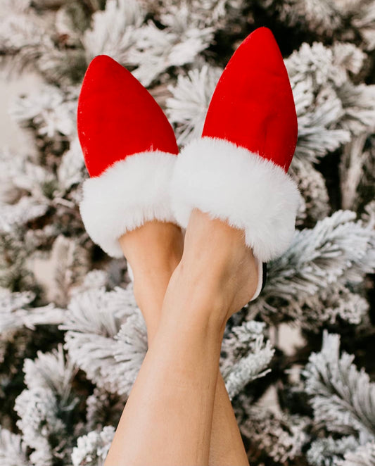 Santa Baby Flats - Bella Lia Boutique