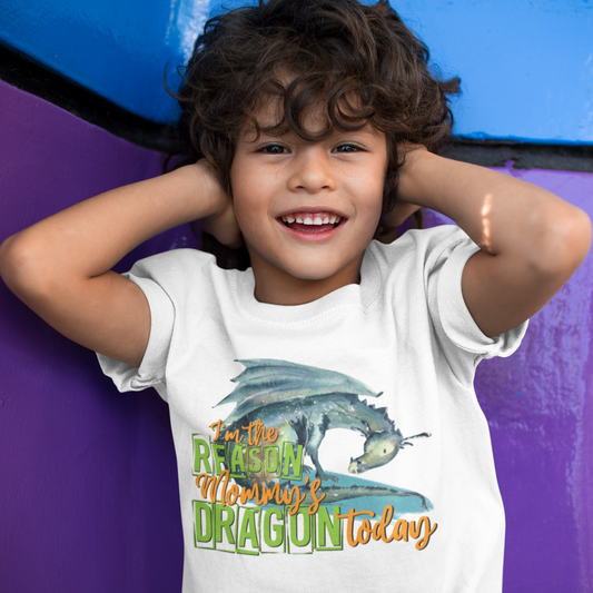 Reason Why Mommy's Dragon Toddler Graphic Tee - Bella Lia Boutique