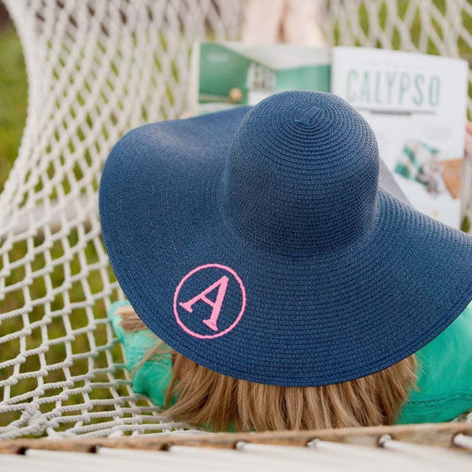 Navy Blue Adult Floppy Hat - Bella Lia Boutique