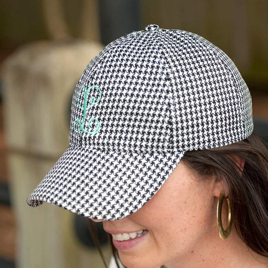 Personalized Houndstooth Cap - Bella Lia Boutique