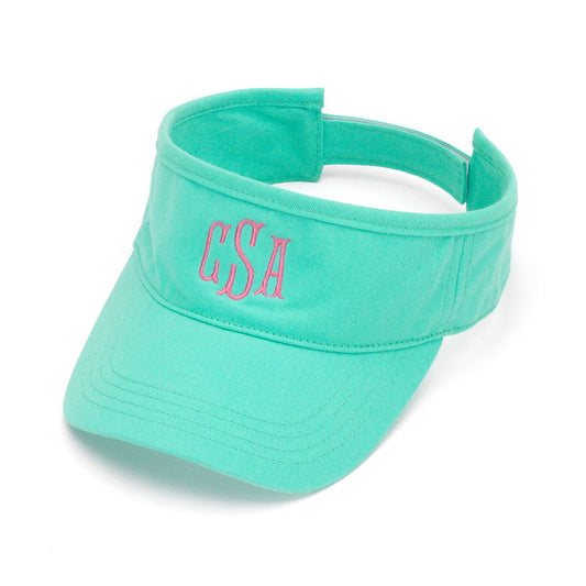 Personalized Mint Visor - Bella Lia Boutique
