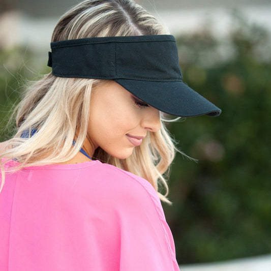 Personalized Black Visor - Bella Lia Boutique