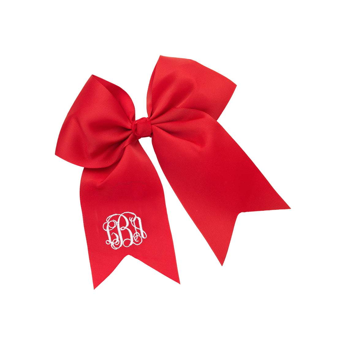 Personalized Red Hair Bow | 8” - Bella Lia Boutique