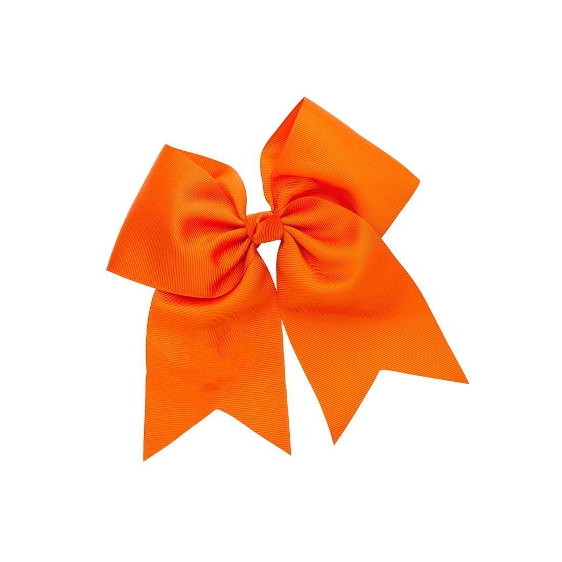 Personalized Orange Hair Bow | 8” - Bella Lia Boutique