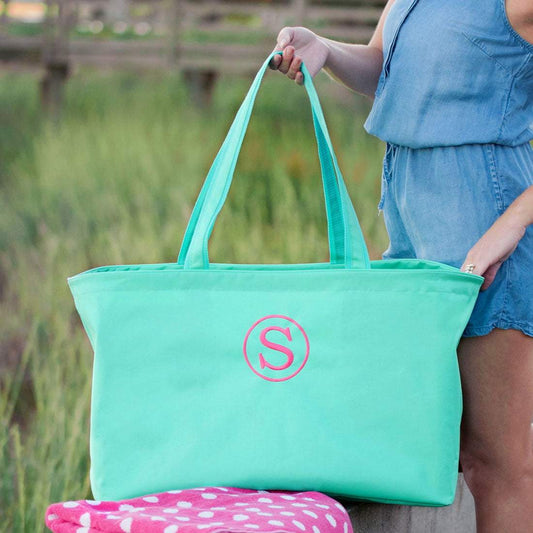 Personalized Mint Ultimate Tote - Bella Lia Boutique