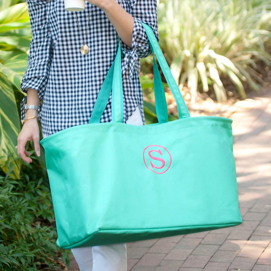 Personalized Mint Ultimate Tote - Bella Lia Boutique