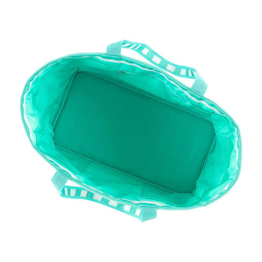 Personalized Mint Stripe Ultimate Tote - Bella Lia Boutique