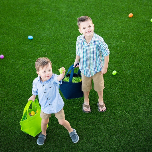 Navy Felt Easter Bucket - Bella Lia Boutique