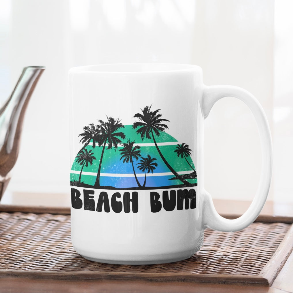 Beach Bum Mug | 11 oz or 15 oz - Bella Lia Boutique