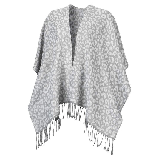 Smokey Leopard Kennedy Shawl - Bella Lia Boutique