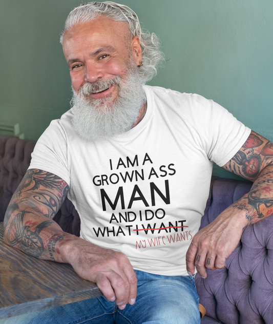 NSFW I'm a Grown Ass Man Men's Graphic Tee - Bella Lia Boutique