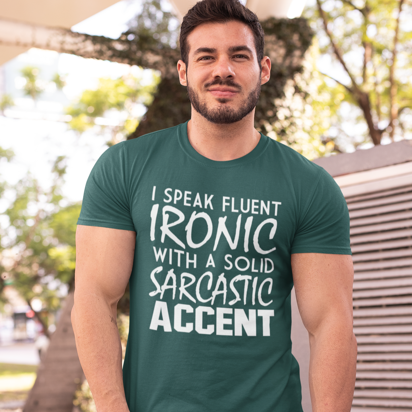 Sarcastic Accent Men's Graphic Tee - Bella Lia Boutique