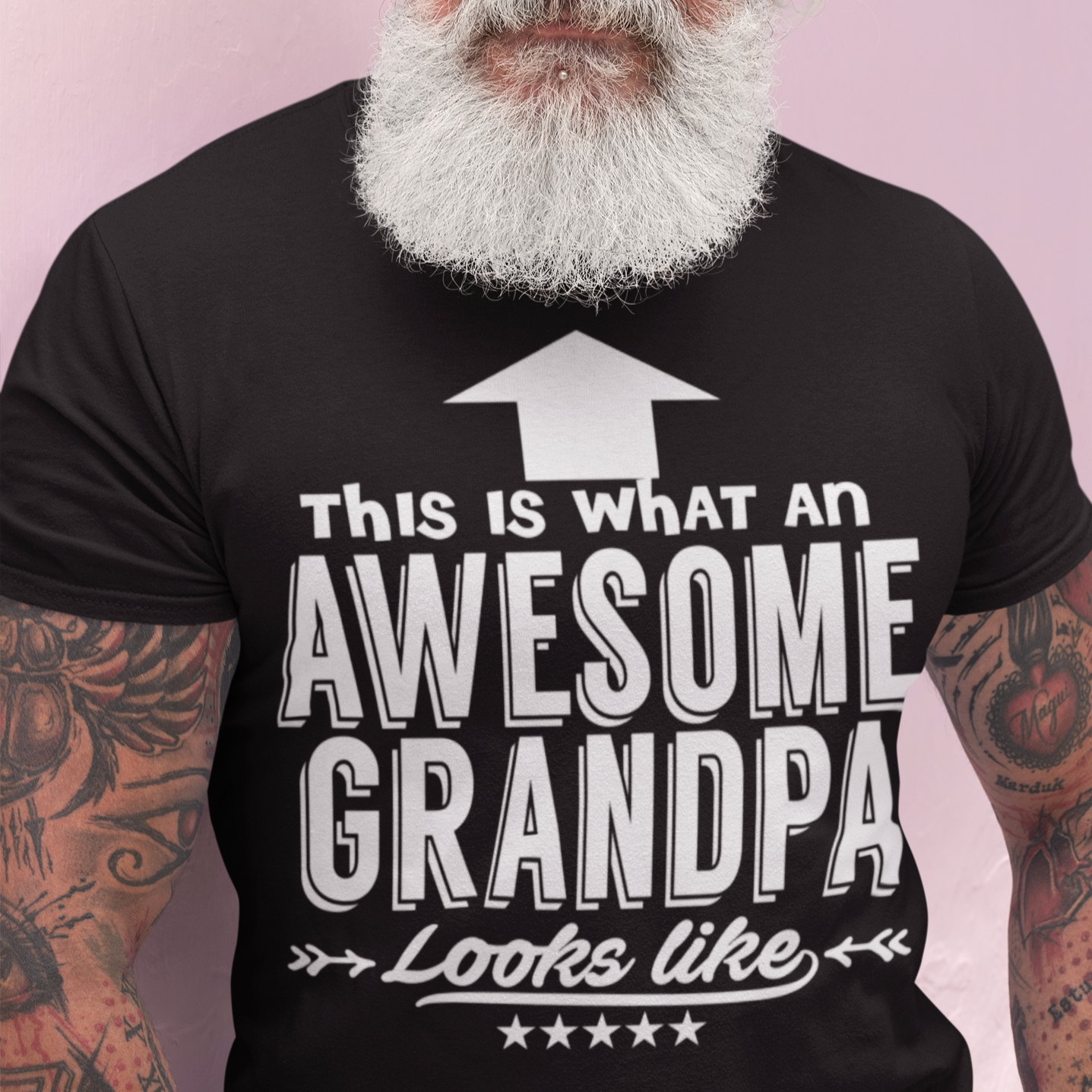 Awesome Grandpa Men's Graphic Tee - Bella Lia Boutique