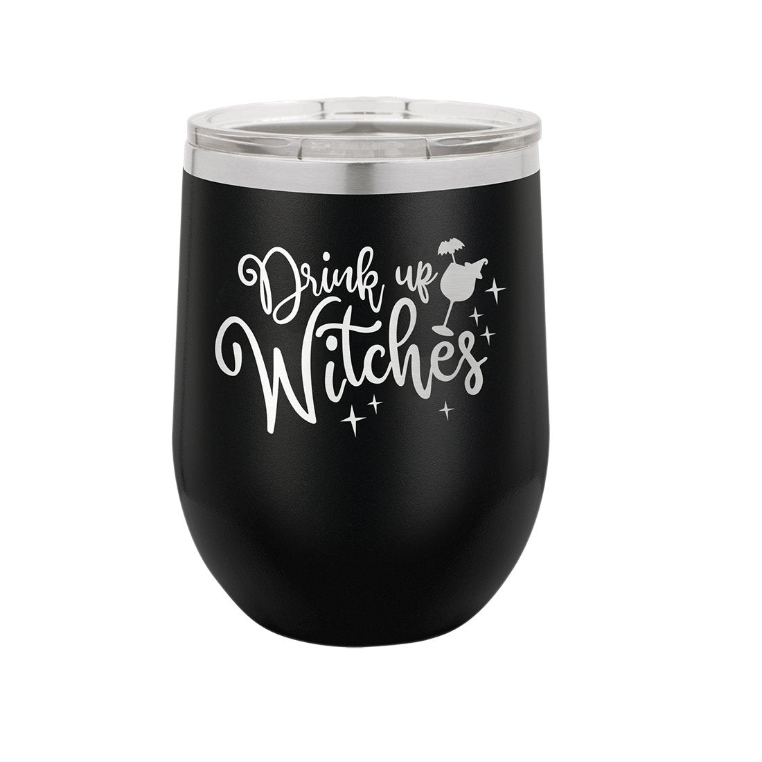 Drink Up Witches Black 12oz Insulated Tumbler - Bella Lia Boutique