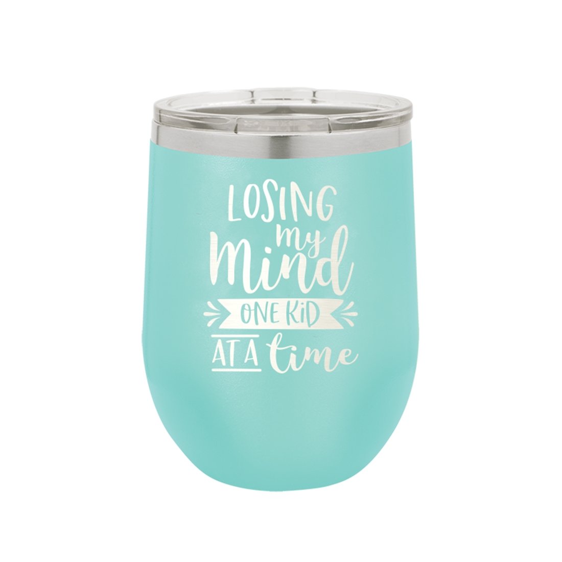 Losing My Mind Teal 12oz Insulated Tumbler - Bella Lia Boutique