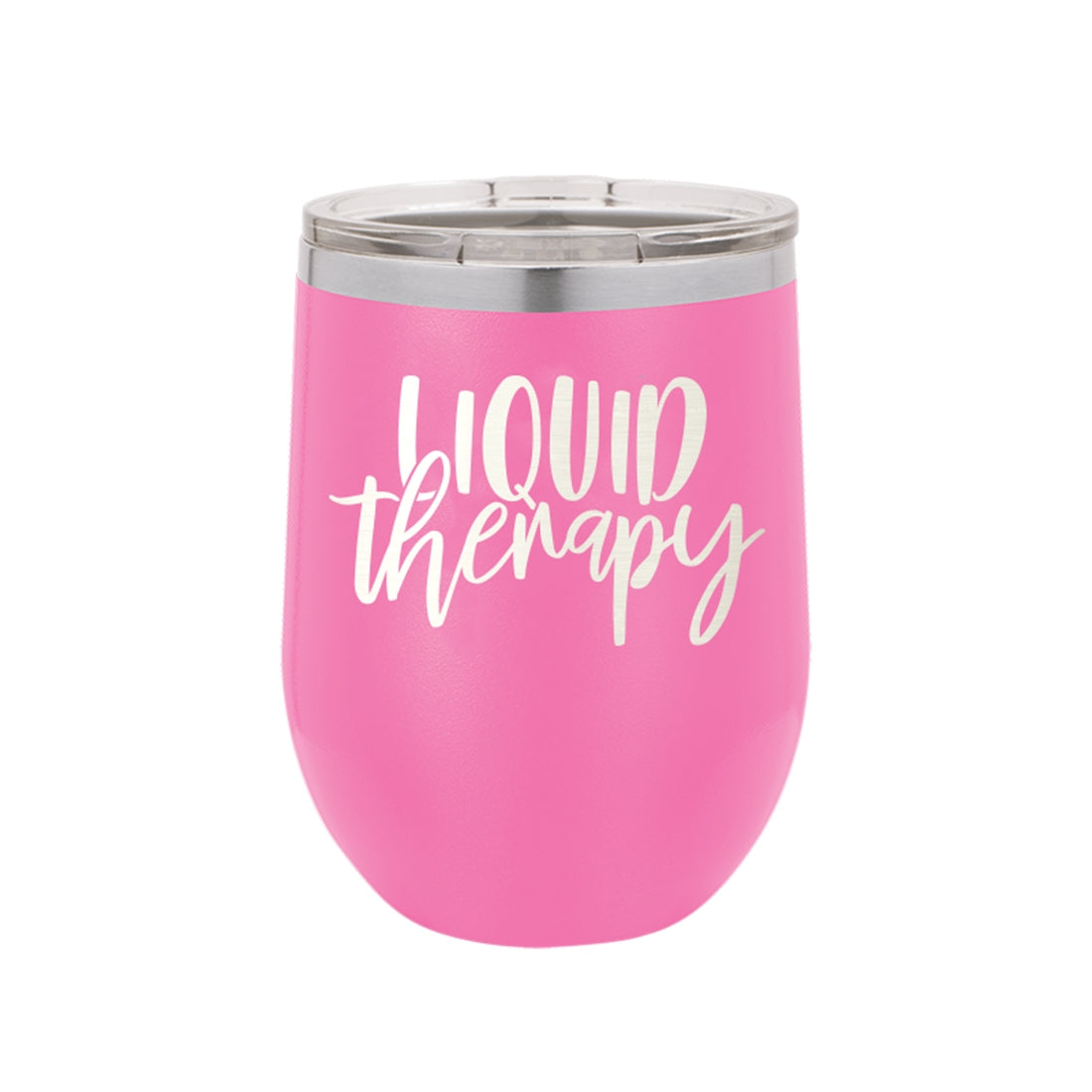 Liquid Therapy Pink 12oz Insulated Tumbler - Bella Lia Boutique
