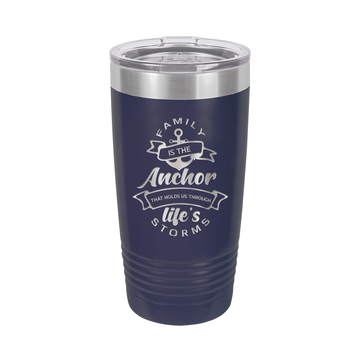 Family Anchors the Soul Navy 20oz Insulated Tumbler - Bella Lia Boutique