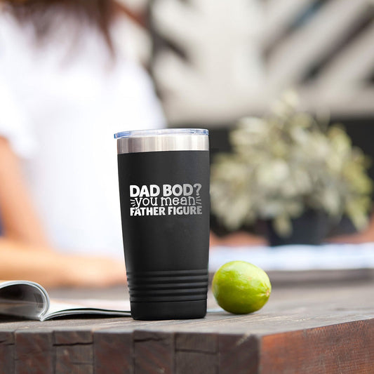 Dad Bod Black 20oz Insulated Tumbler - Bella Lia Boutique