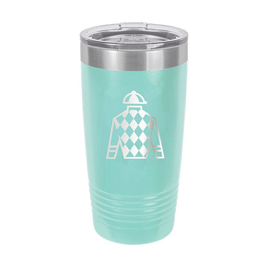 Jockey Jersey Teal 20oz Insulated Tumbler - Bella Lia Boutique