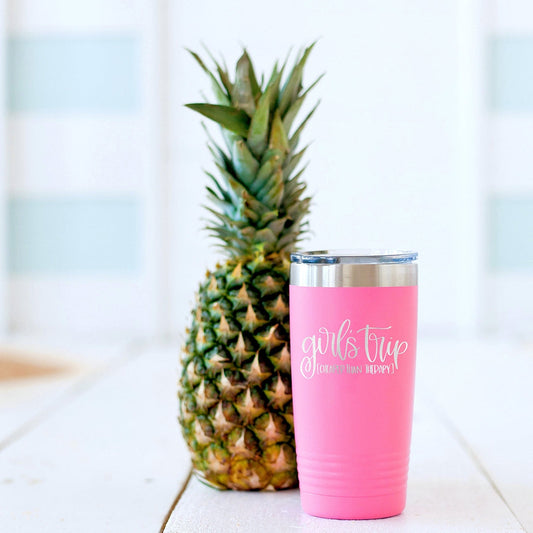 Girls Trip Pink 20oz Insulated Tumbler - Bella Lia Boutique