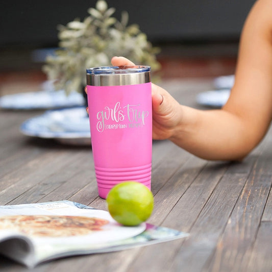 Girls Trip Pink 20oz Insulated Tumbler - Bella Lia Boutique