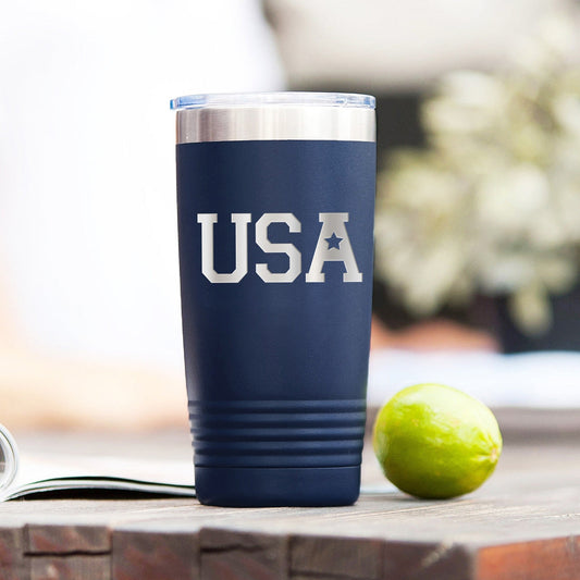USA Navy 20oz Insulated Tumbler - Bella Lia Boutique