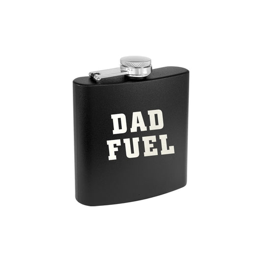 Dad Fuel Black 6oz Insulated Flask - Bella Lia Boutique