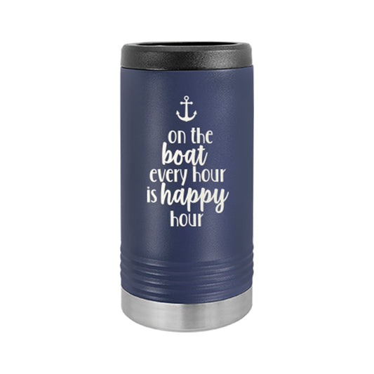 Boat Happy Hour Slim Can Beverage Holder - Bella Lia Boutique