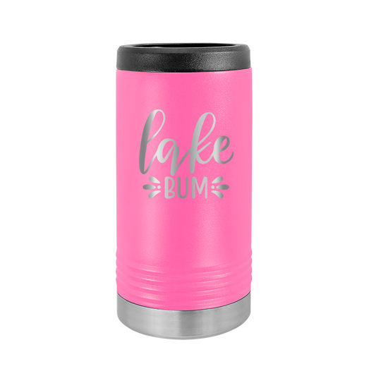 Lake Bum Pink Slim Can Beverage Holder - Bella Lia Boutique