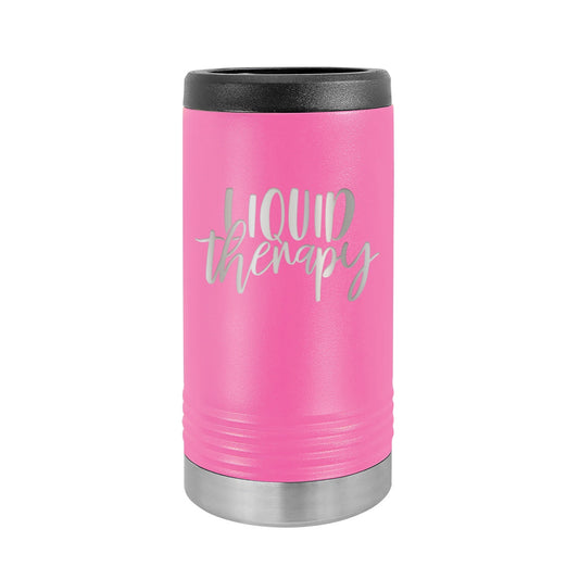 Liquid Therapy Pink Slim Can Beverage Holder - Bella Lia Boutique